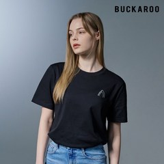 [버커루] 라운드넥 반팔 티셔츠 여성 4컬러 택1