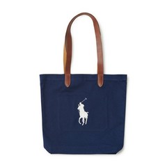 정품 폴로 랄프로렌 윔블던 쇼퍼 토트백 네이비 WMBD SHOPPER TOTE LARGE CANVAS