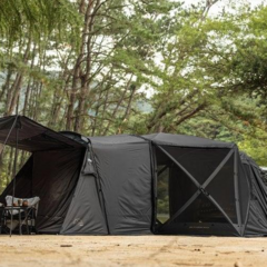 아이두젠 모빌리티 옥타곤 MAX 차박 도킹 텐트 원터치 쉘터, 옥타곤MAX+투어링패키지(다크그린)