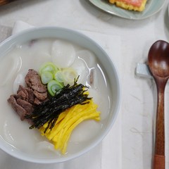 아임셰프 사골떡국 (2인분) 밀키트 쿠킹박스, 1개, 562g