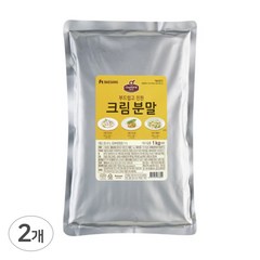 토끼상회 대상 쉐프원 크림분말 1kg, 2개