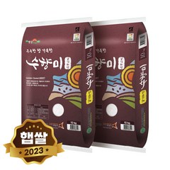 현대농산 수향미 골든퀸3호 쌀 20kg (10kgx2봉) 단일품종 상등급, 10kg, 2개