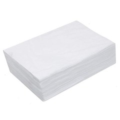 100pcs 마사지 테이블 시트 일회용 스파 베드 시트 비 직물 래쉬 침대 덮개, 하얀색