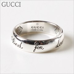 [GUCCI] 구찌반지 BLIND FOR LOVE 실버 5MM YBC455247001