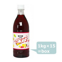 한국이안스 이안스 딸기맛 슬러시원액 1박스1kg15병 최근생산, 단품, 1kg, 1개