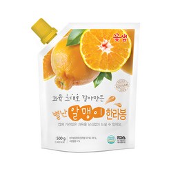 꽃샘 별난알맹이 한라봉 500g, 1개