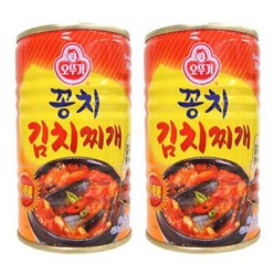 오뚜기 꽁치 김치찌개 통조림, 400g, 2개