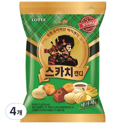 스카치 캔디 세가지맛, 157g, 4개