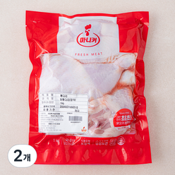 마니커 닭 통다리 장각 (냉장), 1kg, 2개