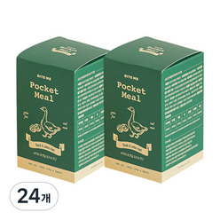 바잇미 강아지 포켓밀 간식 30g x 6p, 24개, 오리 + 연근 혼합맛