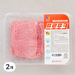 목우촌 프로포크한돈 등심 돈가스용 (냉장), 500g, 2개