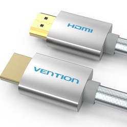 벤션 아이언실버 코튼 4K HDMI 2.0 케이블, 1개, 0.75m