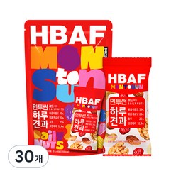 HBAF 바프 먼투썬 하루견과 레드, 200g, 3개