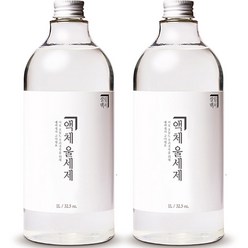 살림백서 액체 울세제, 2개, 1L