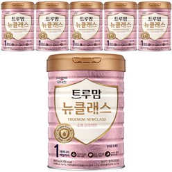 일동후디스 트루맘 뉴클래스 슈퍼프리미엄 분유 1단계, 800g, 6개