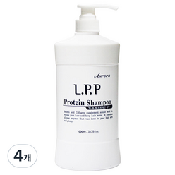 오로라 LPP 프로테인 샴푸, 1L, 4개