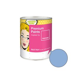 노루페인트 팬톤 멀티 에그쉘광 블루계열 페인트 1L, 플래시드블루(15-3920), 1개
