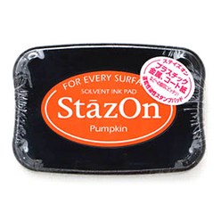 StazOn 츠키네코 유성스탬프 잉크 글래스용 SZ-92, Pumpkin, 1개