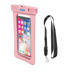 셀루미 싱글 에어 튜브 스마트폰 방수팩 SEL-WP200T, 핑크, 1개