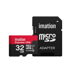 이메이션 microSD 메모리카드 Express ONE + 어댑터, 32GB