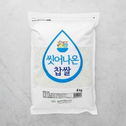 명천 씻어나온 찹쌀, 4kg, 1봉