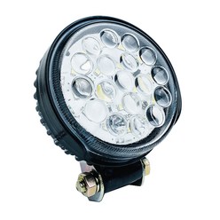 제이엠모터스 차량용 방수 LED 써치라이트 해루질 작업등 48W 05 LED써치등 원형, 1개, 국산 LED써치등 [원형-24V전용]