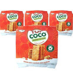 탑 코코 코코넛 크래커 땅콩맛 10p, 4개, 150g