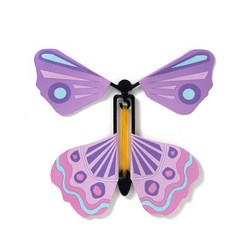 민화샵 플라잉 나비 만들기 키트 보라색무늬 ULVBG0153, 40세트, 혼합색상