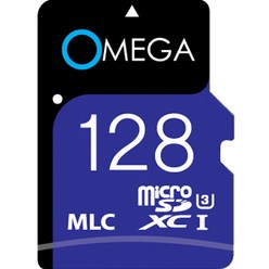 오메가 자동차 블랙박스 MLC MicroSD 메모리카드, 128GB