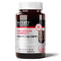 인테로 마그네슘 컴플렉스 영양제 108g, 90정, 1개