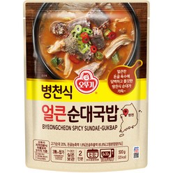 오뚜기 병천식 얼큰 순대국밥, 1개, 500g