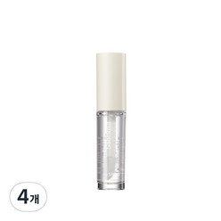 더샘 샘물 세럼 립글로스 4.5g, WH01 투명 코팅, 4개