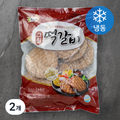 굿프랜즈 그릴떡갈비 (냉동), 1400g, 2개