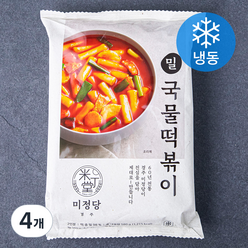 미정당 밀 국물떡볶이 (냉동), 4개, 580g