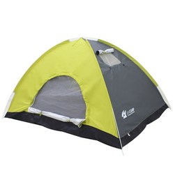 조아캠프 원터치 텐트, 그린, 3-4인용