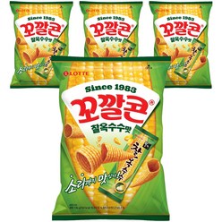 꼬깔콘 찰옥수수맛, 134g, 4개