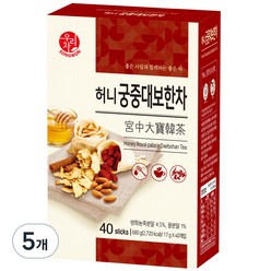 우리차 허니 궁중 대보한차, 17g, 40개입, 5개