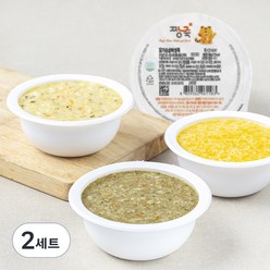 짱죽 냉장 이유식 중기 죽1(7-8개월부터) 200g x 4팩 세트 A, 단호박오트밀죽, 한우소고기김죽, 한우그린죽, 닭가슴살버섯죽, 2세트