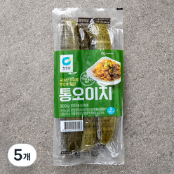 청정원 통 오이지, 300g, 5개