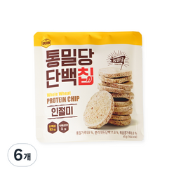 다신 통밀당 단백칩 인절미, 45g, 6개