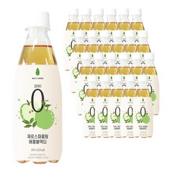 넛츠그린 제로스파클링 애플블랙티, 24개, 350ml