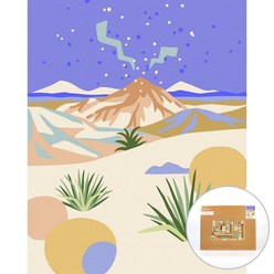 아트조이 물감 2배 DIY 명화그리기 40 x 50 cm, 꿈꾸는 고원의 사막