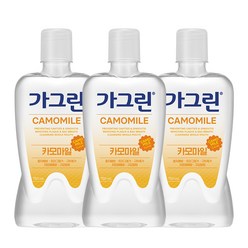 가그린 카모마일 구강청결제, 750ml, 3개