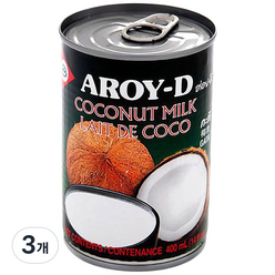 아로이디 코코넛밀크, 400ml, 3개