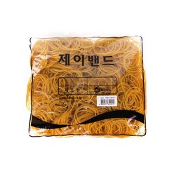 제이밴드 10000 고무밴드 70 x 1.3 mm, 노란색, 1개