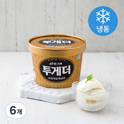 빙그레 투게더 오리지널 바닐라 아이스크림 (냉동), 900ml, 6개
