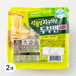 풀무원 식물성지구식단 두부면 넓은면, 100g, 2개