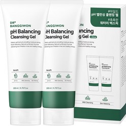 닥터방기원 pH 밸런싱 약산성 클렌징 젤, 2개, 200ml