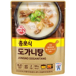 오뚜기 종로식도가니탕, 500g, 1개