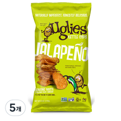 UGLIES 케틀칩 할라피뇨맛, 170g, 5개